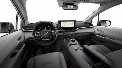 View of the front seats and dashboard